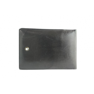 Montblanc Meisterstuck Black Leather Pocket Notebook Wallet