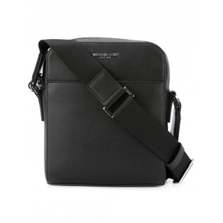 Michael Kors Black Zip-up Messenger Bag