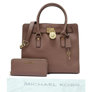 Michael Kors Hamilton Large Saffiano Leather Tote with Wallet