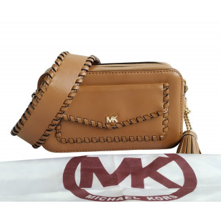 Michael Kors Whipstitched Camera Small Leather Crossbody Bag