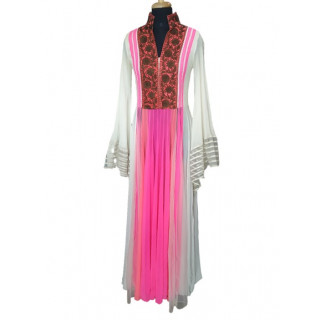 Manish Malhotra White & Pink Gown