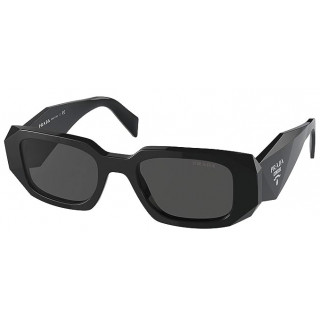 Prada SPR17W Black Square Frame Acetate Sunglasses
