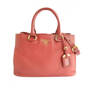 PRADA Authentic _Petalo Saffiano Lux Leather Chain Shoulder Bag