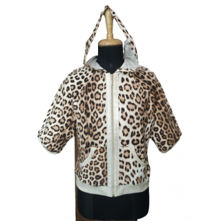Roberto Cavalli Leopard Print Jacket