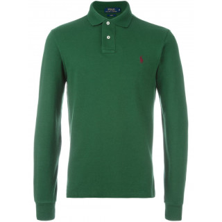 Polo Ralph Lauren Green Polo Full Sleeves T-Shirt
