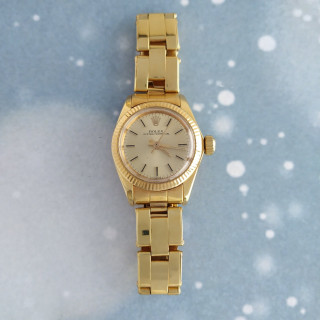 Rolex Oyster Perpetual Lady 14k 24MM