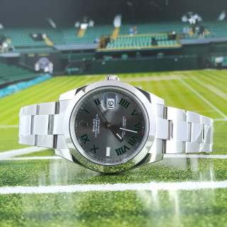 Rolex Datejust II Wimbledon 41MM Slate Green Complete Set