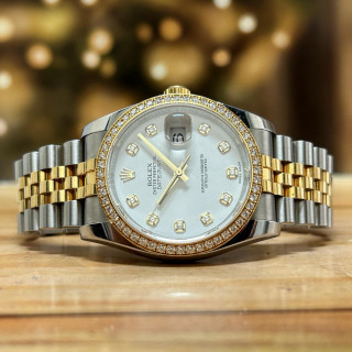Rolex Datejust 36MM Diamond Dial & Bezel Factory Fitted