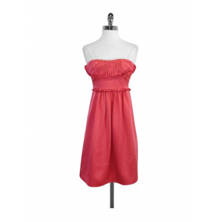 BCBGMaxazria Pink strapless dress