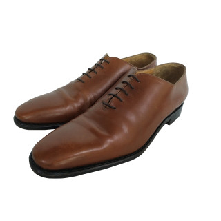 Salvatore Ferragamo Angiolo Lace-Up Leather Dress Shoes