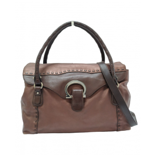 Salvatore Ferragamo Vintage Leather Shoulder Bag