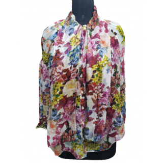 Dolce & Gabbana Multicolor Floral Tops