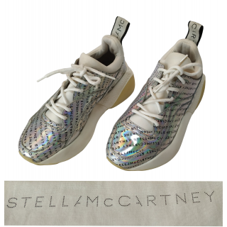 Stella McCartney Silver Monogram Eclypse Sneakers