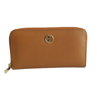 Tory Burch Robinson Zip Around Leather Wallet