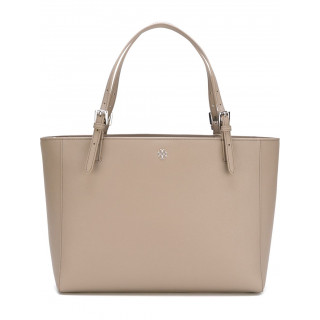Tory Burch Large York Buckle Tote, Camel Brown