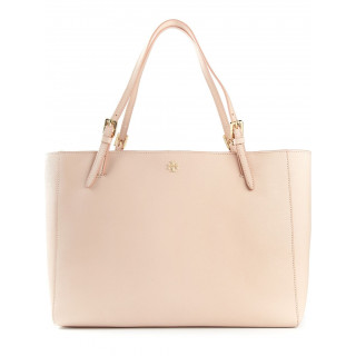 Tory Burch Large York Buckle Tote, Nude