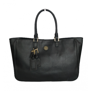 Tory Burch Roslyn Black Leather Tote