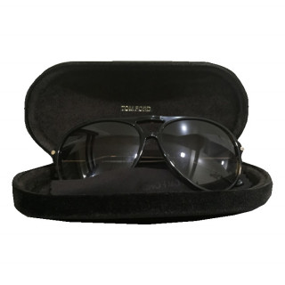 Tom Ford Black Thin Stem Sunglasses