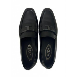 Tods T logo leather loafers
