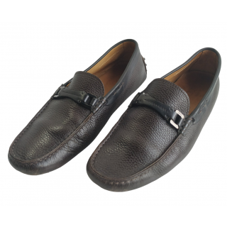 Tods Gommino Brown Leather Loafer