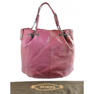 Tods Signature Leather Chain Tote