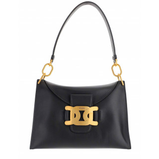Tods Kate Black Leather Small Shoulder Bag