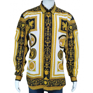 Versace Multicolour Baroque Print Shirt