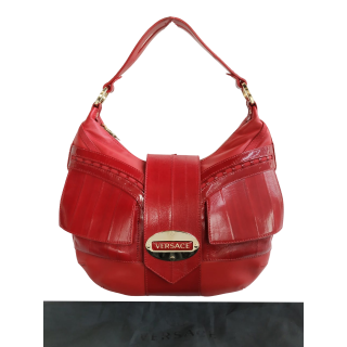 Versace Red Hobo Bag