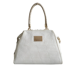 Versace Couture White Leather Bag