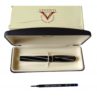 Visconti Divina Royale Black Rollerball Pen