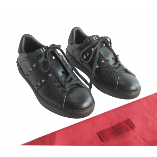 Valentino Garavani Rockstud Black Accents Sneakers