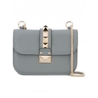  Valentino 'Glam Lock' shoulder bag, Grey