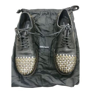 Dolce & Gabbana Metal Studs Men's Shoes
