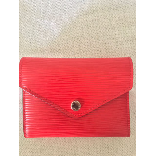 Louis Vuitton Victorine Red Epi Leather Wallet