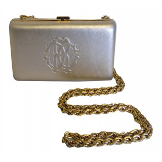 Roberto Cavalli Box Clutch with Chain Sling