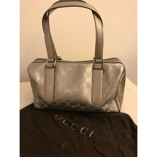 Gucci GG Boston Monogram Metallic Shoulder Bag