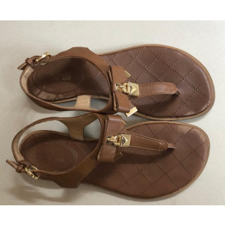 Michael Kors Alice Thong Leather Padlock Sandals