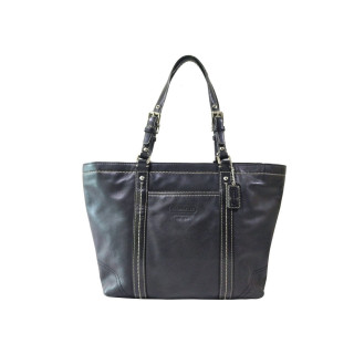 Coach F13098 East West Black Leather Tote
