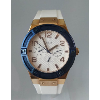 Guess Analog White Dial Womens Watch