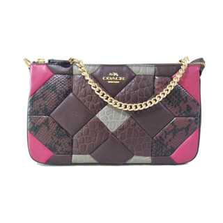 Coach Canyon Quilt Nolita 24 Exotic Embossed Leather Wristlet