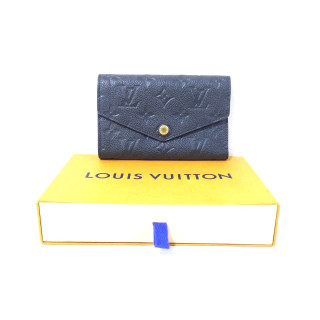 Pre-owned Louis Vuitton Damier Graphite Canvas Malletier Paris 1854  Multiple Wallet In Blue