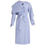 Burberry Ruffled cotton-chambray Shirt Dress