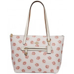 Coach Taylor with Rose Print 32310 Multicolor Leather Tote