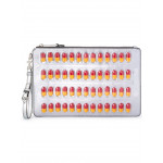Moschino Silver-tone Pill Blister Pack Clutch