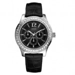 Guess Black Watch with Diamentes studded Dial