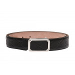 Gucci Signature Rectangular Buckle Leather Belt