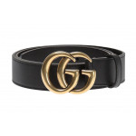 Gucci Double G buckle Leather Belt
