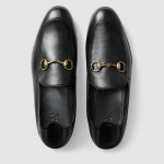 Gucci Black Horsebit Leather Loafer