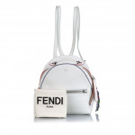 Fendi White with Multi Leather Mini By The Way Backpack ITALY