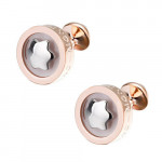 Montblanc Heritage Rose Gold Plated Cufflinks